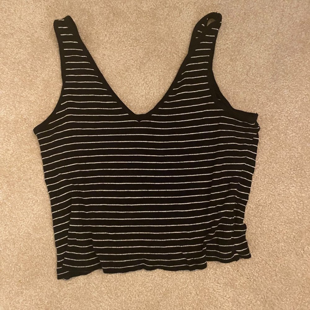 Stripped Crop Top